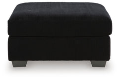 SimpleJoy Onyx Oversized Accent Ottoman - Ornate Home