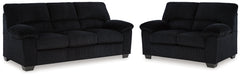 SimpleJoy Onyx Sofa & Loveseat - Ornate Home