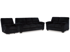 SimpleJoy Onyx Sofa, Loveseat and Recliner (Online Special Price) - Ornate Home