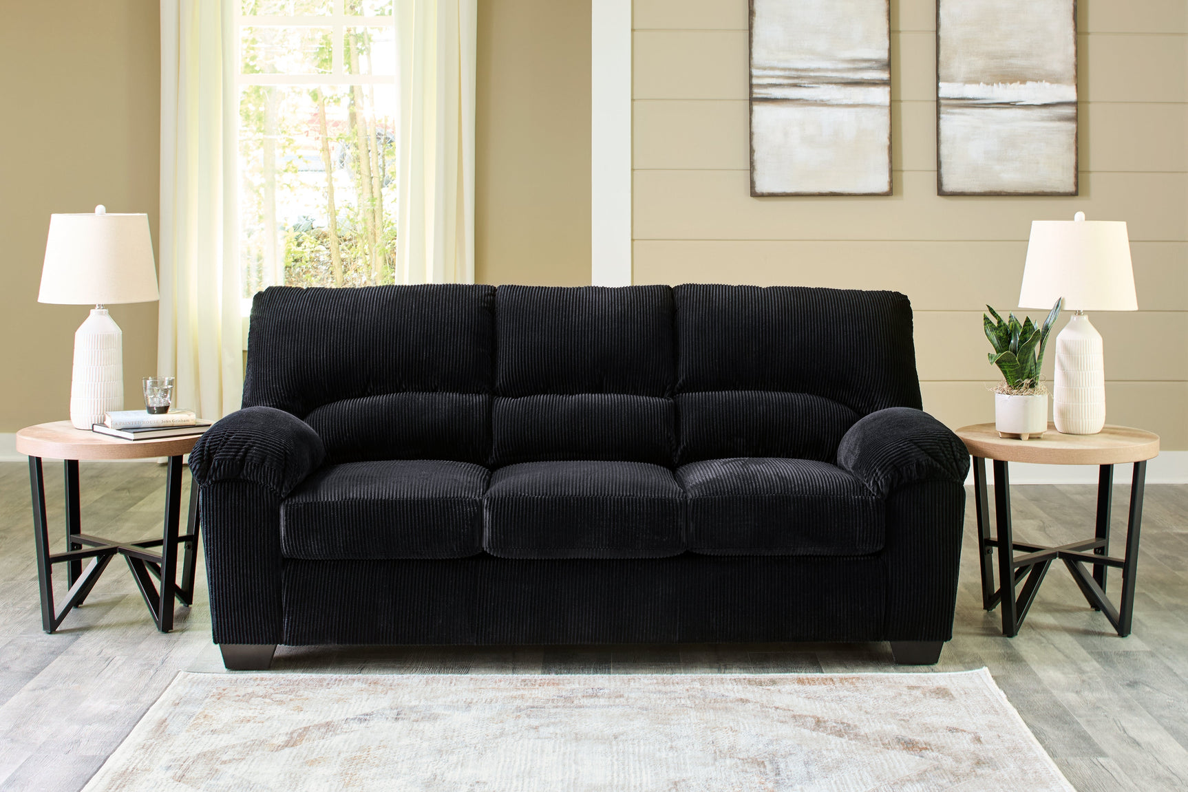 SimpleJoy Onyx Sofa, Loveseat and Recliner (Online Special Price) - Ornate Home