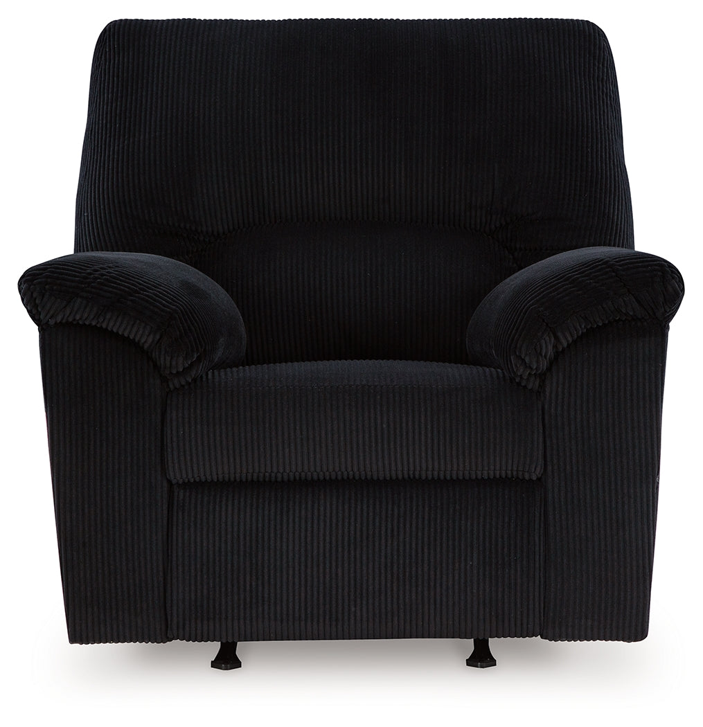 SimpleJoy Onyx Sofa, Loveseat and Recliner (Online Special Price) - Ornate Home