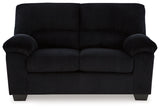 SimpleJoy Onyx Sofa, Loveseat and Recliner - Ornate Home
