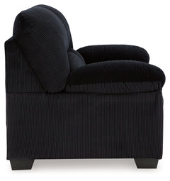 SimpleJoy Onyx Sofa, Loveseat and Recliner - Ornate Home