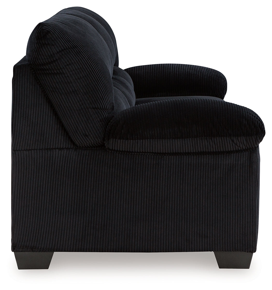 SimpleJoy Onyx Sofa and Recliner - Ornate Home