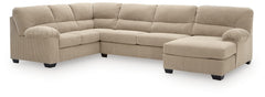 SimpleJoy Sand 3-Piece Sectional with RAF Chaise - Ornate Home
