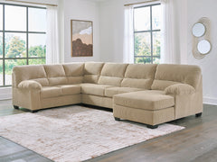 SimpleJoy Sand 3-Piece Sectional with RAF Chaise - Ornate Home