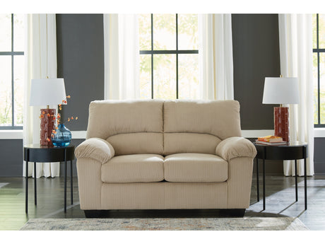 SimpleJoy Sand Loveseat - Ornate Home