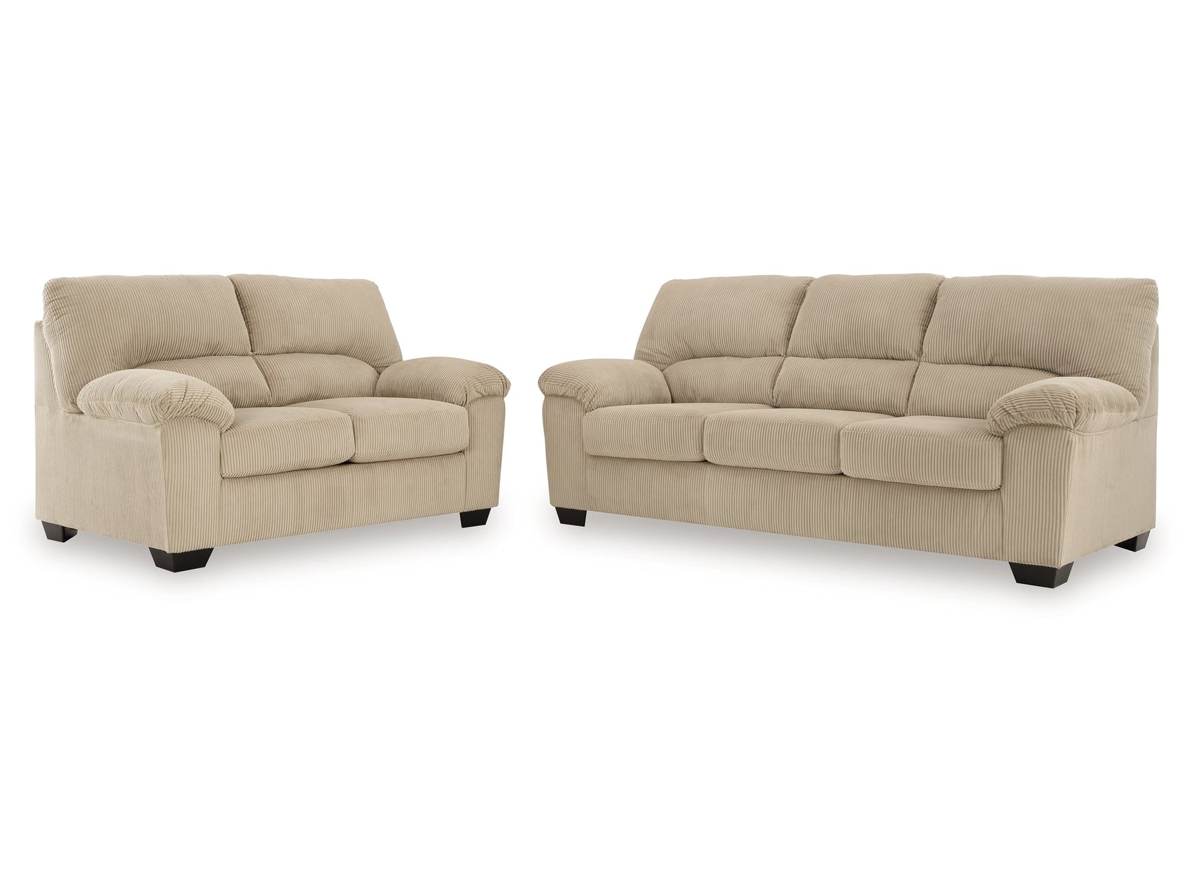 SimpleJoy Sand Sofa & Loveseat - Ornate Home