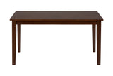 Simplicity Caramel Rect. Dining Table w/ 4 X-Back Chairs - Ornate Home
