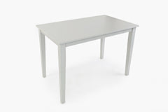 Simplicity Dove Counter Table w/ 4 X-Back Stools - Ornate Home