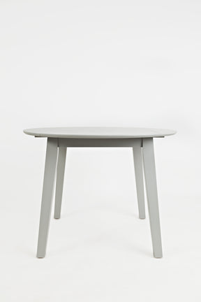 Simplicity Dove Round Dropleaf Table - Ornate Home