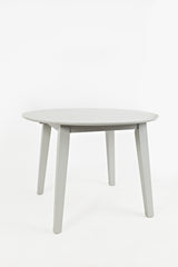 Simplicity Dove Round Dropleaf Table - Ornate Home