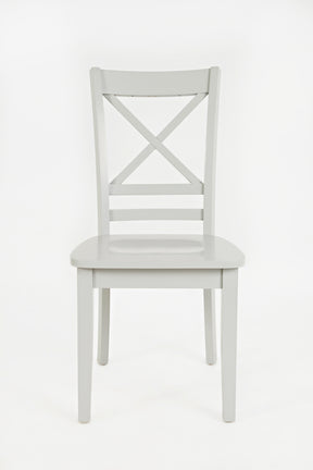 Simplicity Dove X Back Chair (Set of 2) - Ornate Home