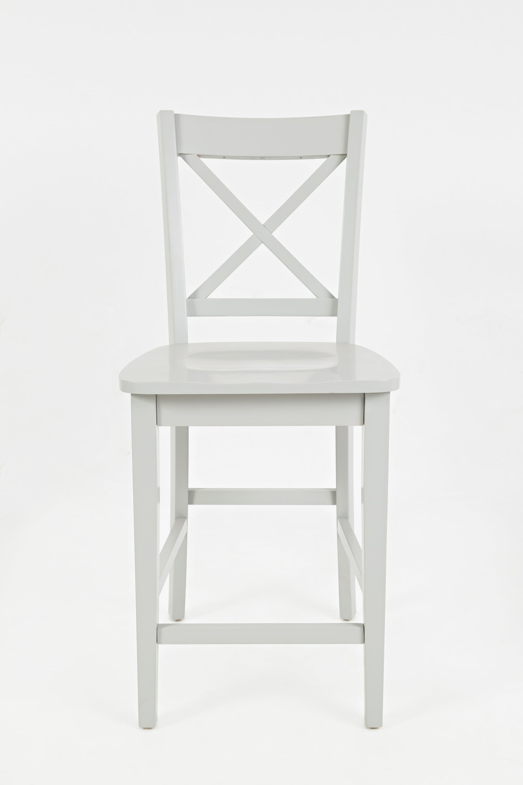 Simplicity Dove X Back Stool (Set of 2) - Ornate Home