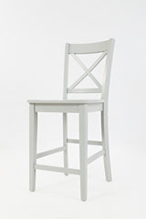 Simplicity Dove X Back Stool (Set of 2) - Ornate Home