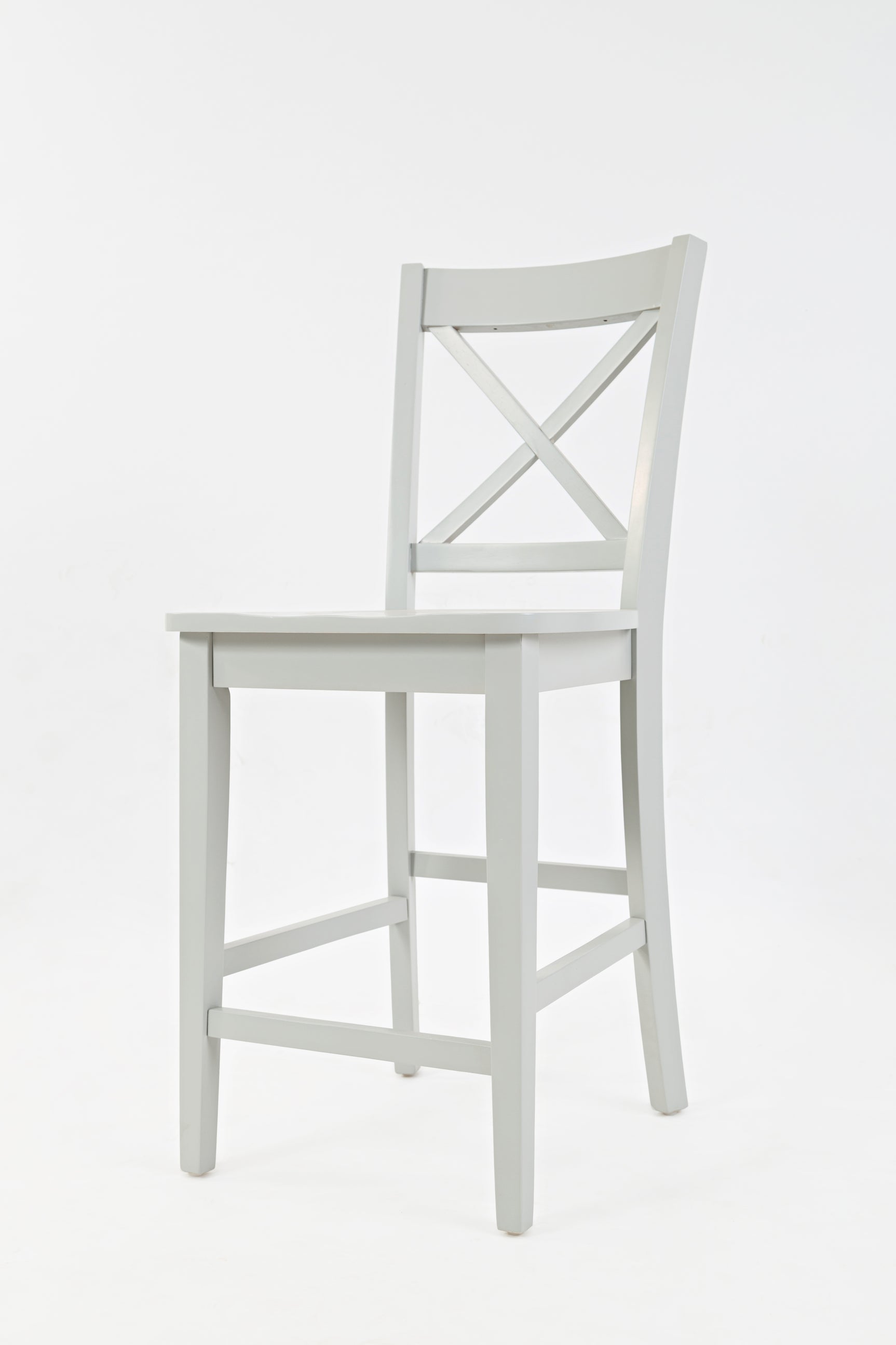Simplicity Dove X Back Stool (Set of 2) - Ornate Home