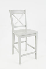 Simplicity Dove X Back Stool (Set of 2) - Ornate Home