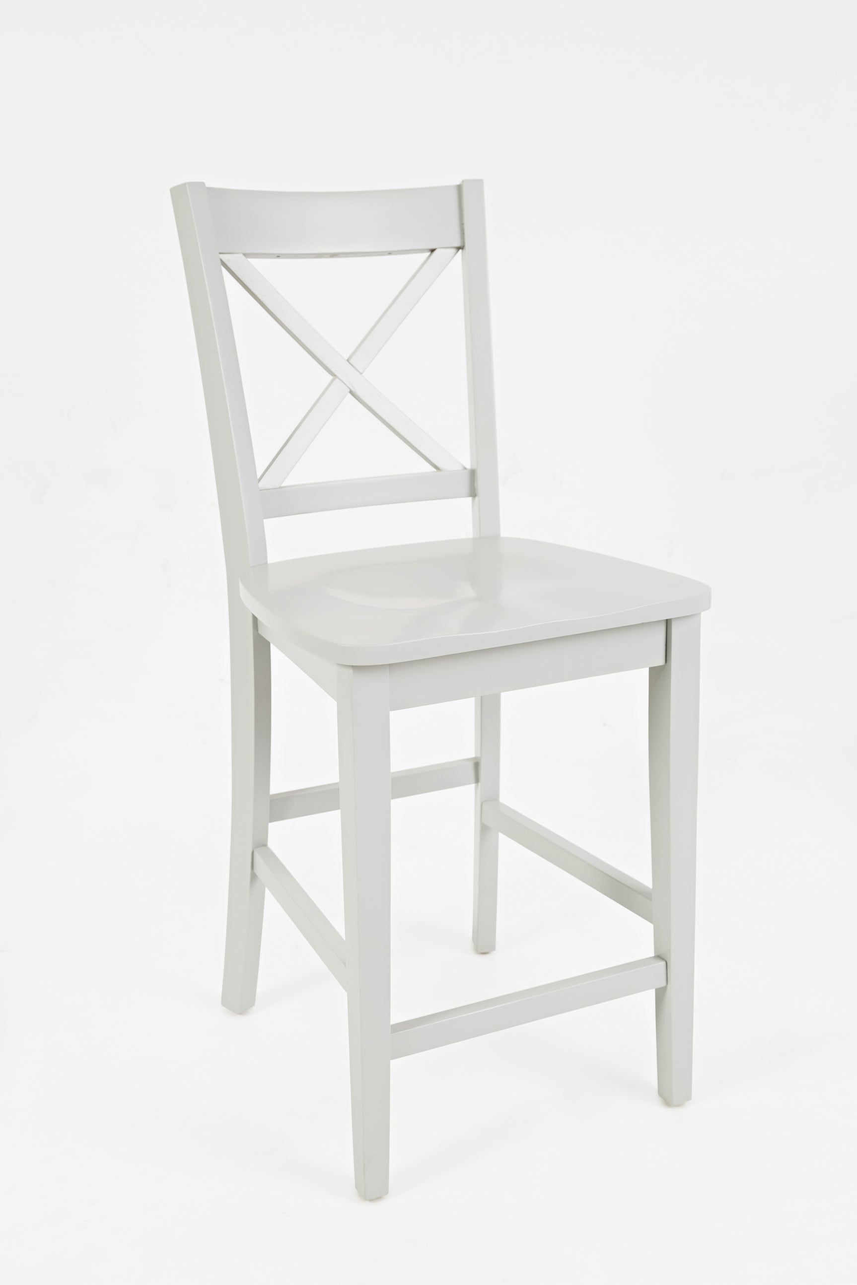 Simplicity Dove X Back Stool (Set of 2) - Ornate Home