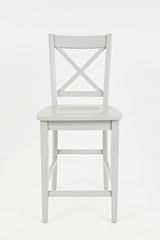 Simplicity Dove X Back Stool (Set of 2) - Ornate Home