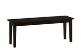 Simplicity Espresso Bench - Ornate Home