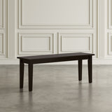 Simplicity Espresso Bench - Ornate Home
