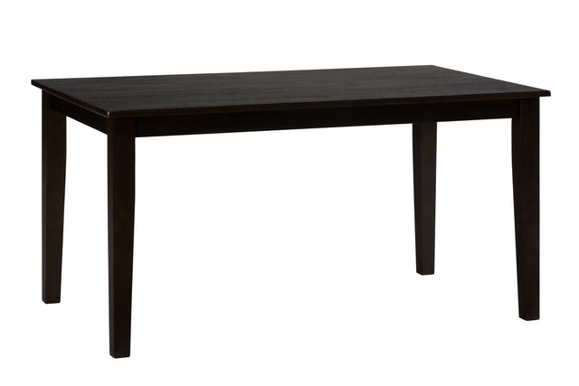 Simplicity Espresso Rect. Dining Table - Ornate Home