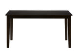Simplicity Espresso Rect. Dining Table - Ornate Home