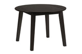 Simplicity Espresso Round Dropleaf Table - Ornate Home