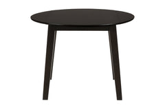 Simplicity Espresso Round Dropleaf Table - Ornate Home