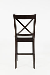 Simplicity Espresso X Back Stool (Set of 2) - Ornate Home