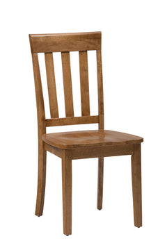 Simplicity Honey Rect. Dining Table w/ 4 Slatback Chairs, Bench - Ornate Home