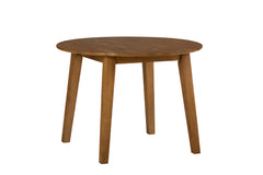 Simplicity Honey Round Dropleaf Table - Ornate Home