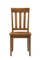 Simplicity Honey Slatback Chair (Set of 2) - Ornate Home