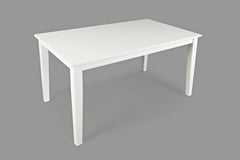 Simplicity Paperwhite Rect. Dining Dining Table w/ 4 X-Back Chairs - Ornate Home