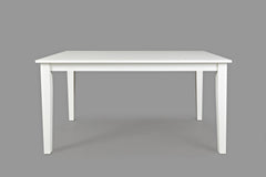 Simplicity Paperwhite Rect. Dining Dining Table w/ 6 X-Back Chairs - Ornate Home