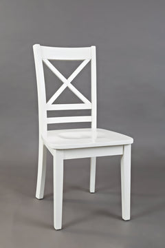 Simplicity Paperwhite X Back Chair (Set of 2) - Ornate Home