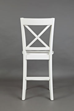 Simplicity Paperwhite X Back Stool (Set of 2) - Ornate Home