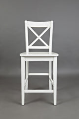 Simplicity Paperwhite X Back Stool (Set of 2) - Ornate Home