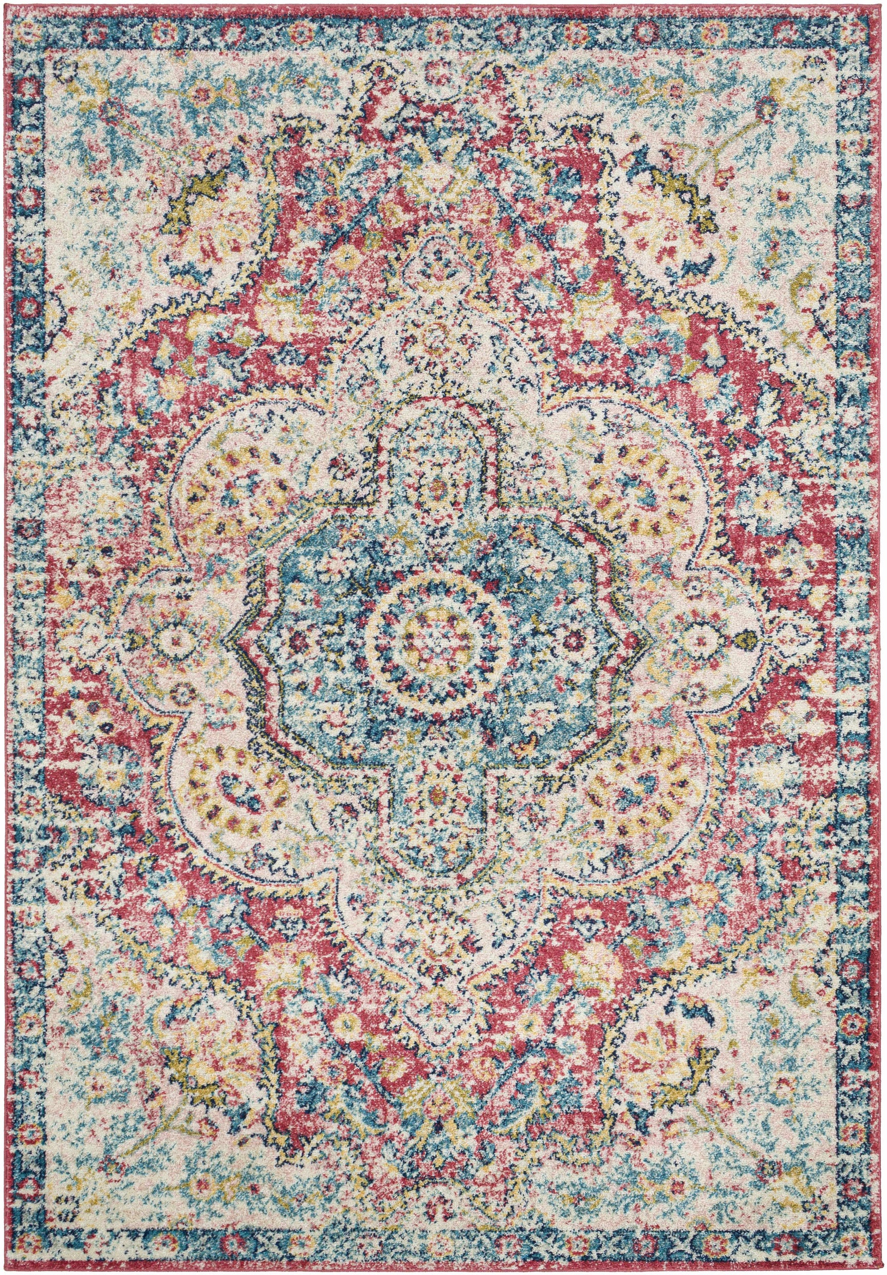 Simsbury Red Area Rug - Ornate Home