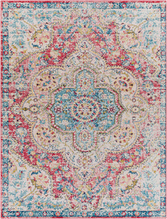 Simsbury Red Area Rug - Ornate Home