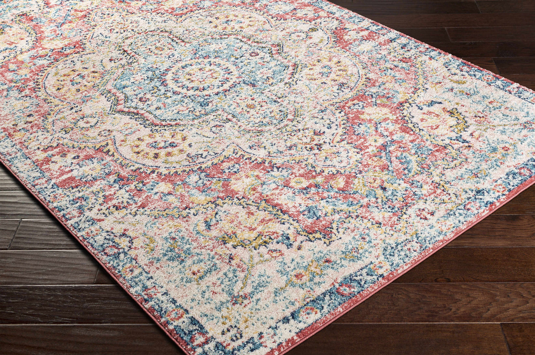 Simsbury Red Area Rug - Ornate Home