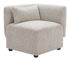 Simu Dune Greige Corner Chair - Ornate Home