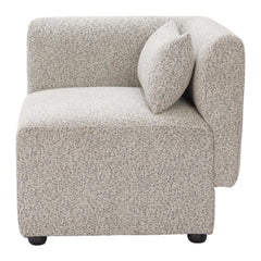 Simu Dune Greige Corner Chair - Ornate Home