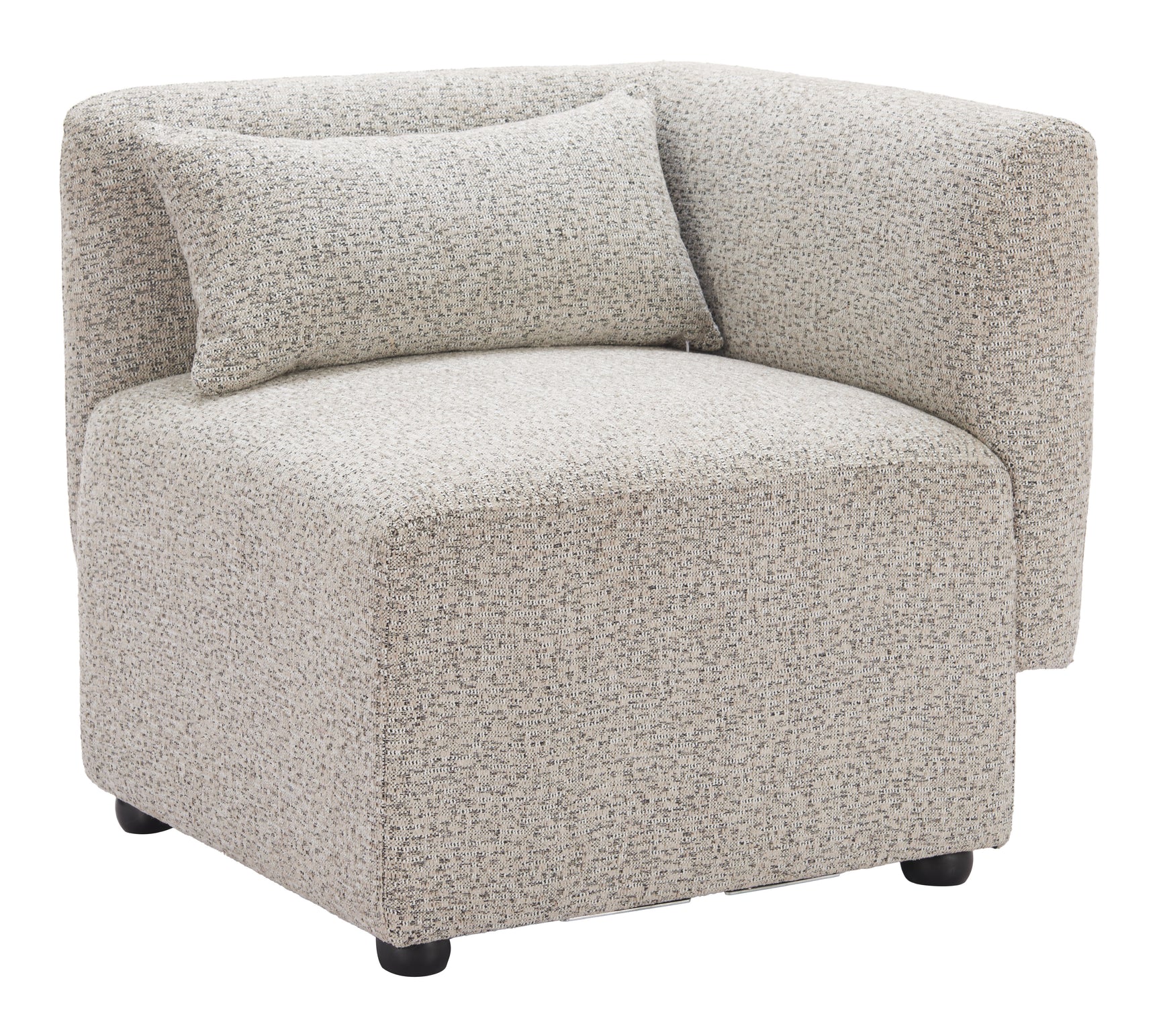 Simu Dune Greige Corner Chair - Ornate Home