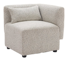 Simu Dune Greige Corner Chair - Ornate Home