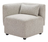 Simu Dune Greige Corner Chair - Ornate Home