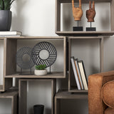 Simul Light Brown Wood Modular Shelving Unit (Set of 2) - Ornate Home