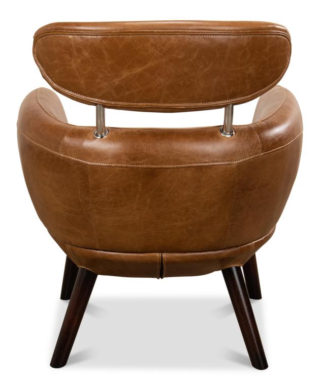 Sinclair Brown Arm Chair - Ornate Home