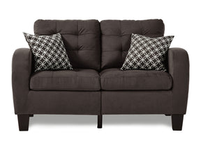 Sinclair Chocolate Loveseat - Ornate Home