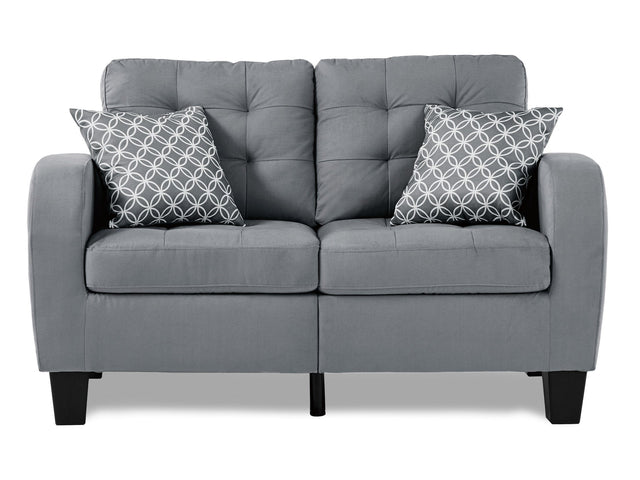Sinclair Gray Loveseat - Ornate Home